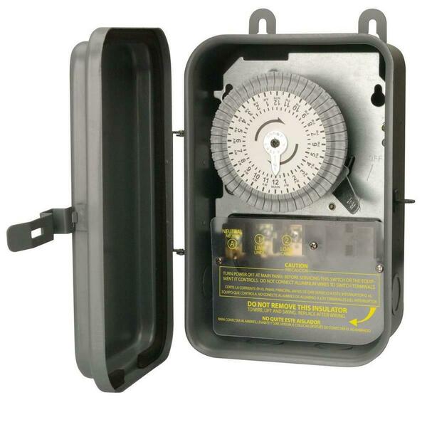 Southwire Indoor Heavy Duty Mechanical Timer with Metal Box 224226